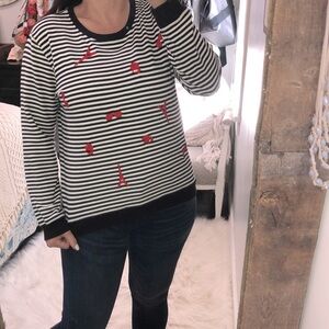 Karl Lagerfield medium striped sweater